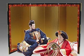 Amazon | 屏風(金屏風) 雛人形・お雛様用・ディスプレイ・結納用 金