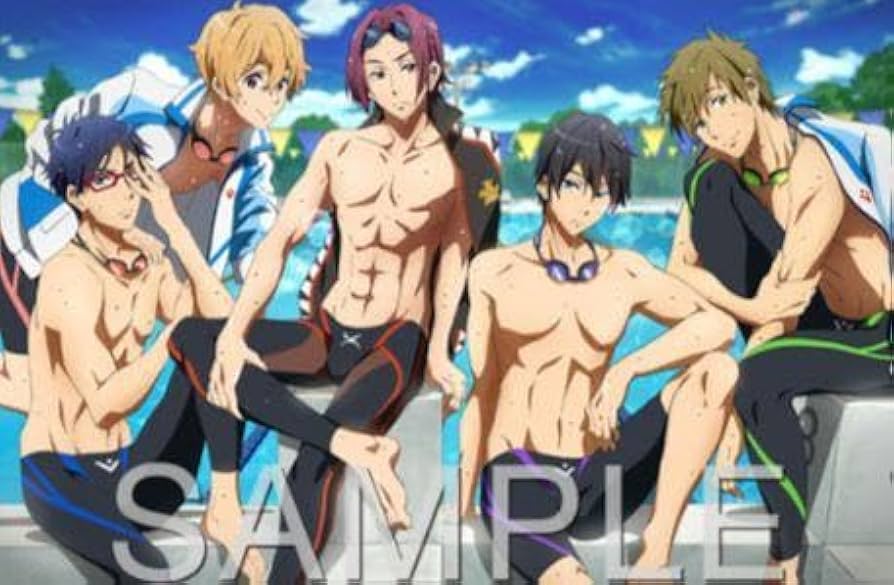 Amazon.co.jp: Free! プレミアム マルチクロス七瀬遙 橘真琴 松岡凛