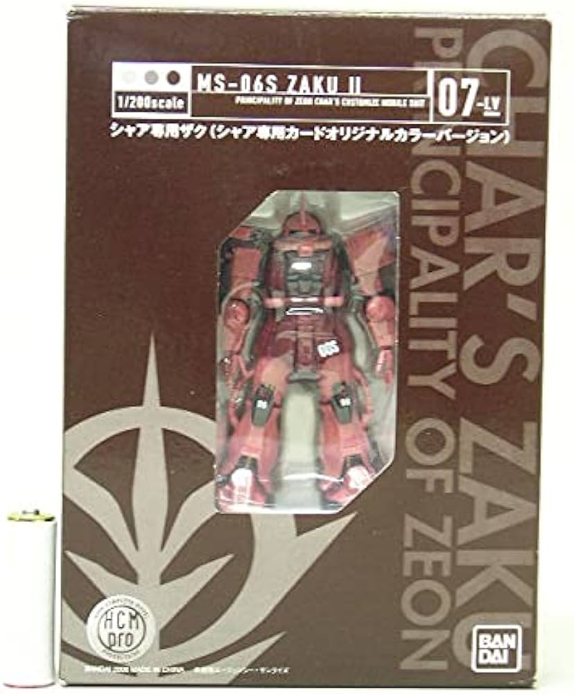 Amazon.co.jp: HCM-Pro 1/200 07-LV シャア専用ザク 限定 シャア専用
