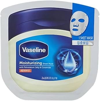 Amazon.co.jp: Vaseline シートマスクパック 10枚 ブルー シートパック