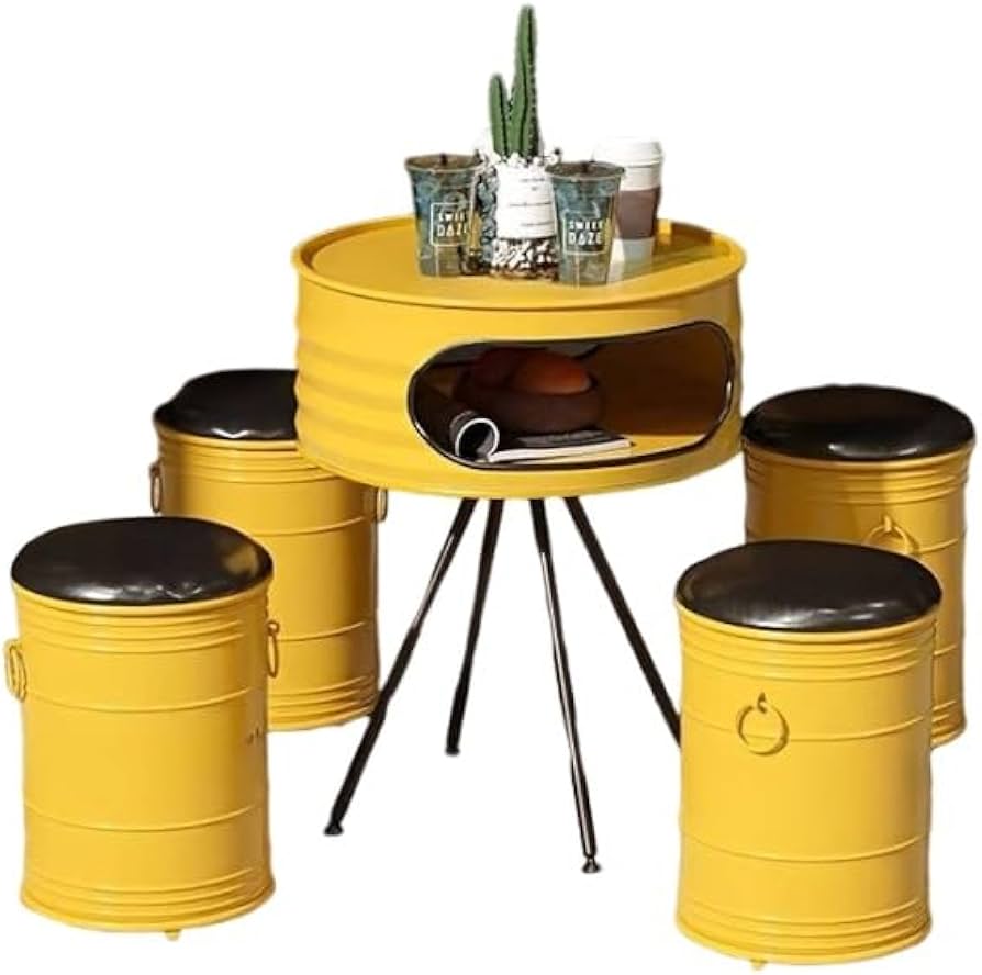 Amazon.co.jp: デザインスツール ドラム缶デザイン バルコニー