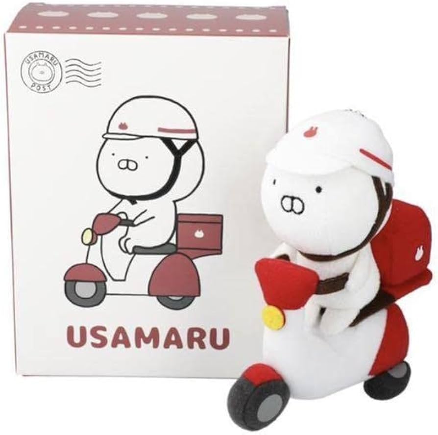 Amazon.co.jp: うさまる ぬいぐるみ ポストまる バイク : 文房具