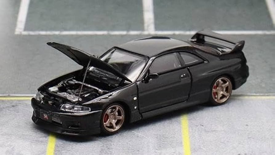 Amazon | FH 1/64 ニッサン スカイライン GTR33 黒 | ミニカー・ダイ