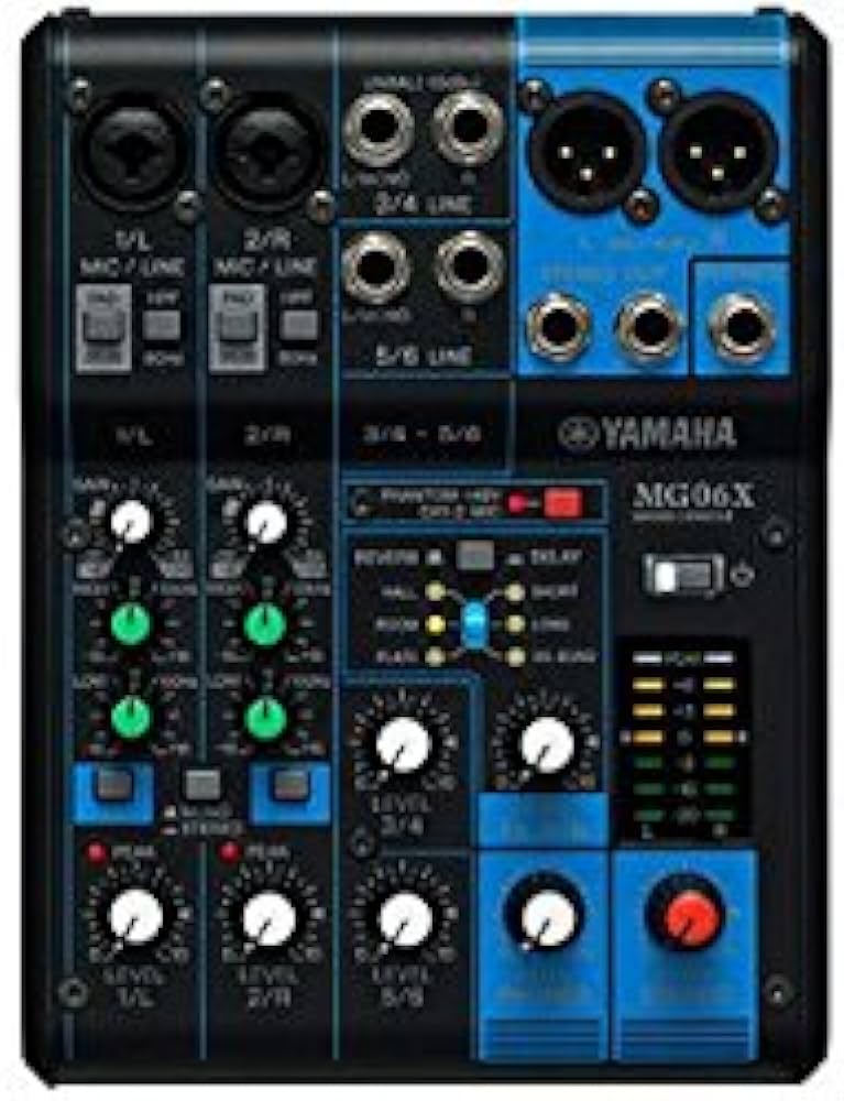 Amazon | YAMAHA ヤマハ アナログミキサー MG06X | ミキサー | 楽器