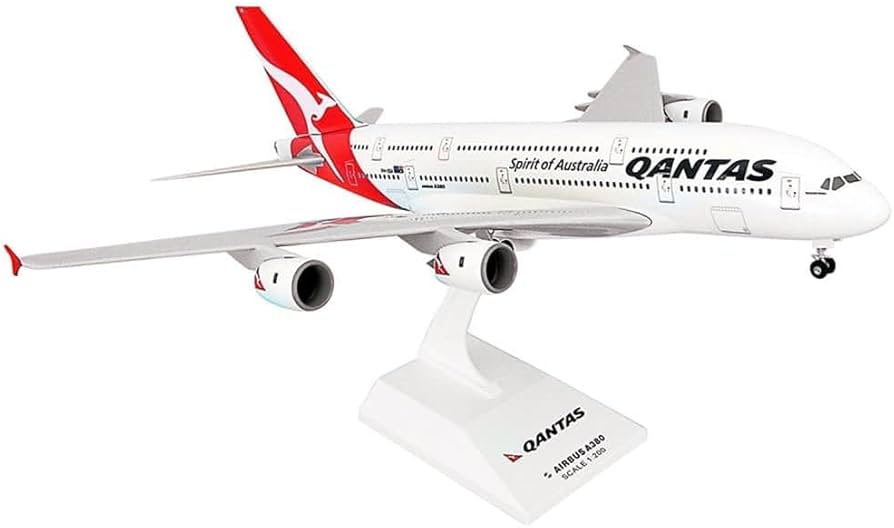 Amazon.com: Skymarks Qantas Airbus A380 1/200 Scale Model – New