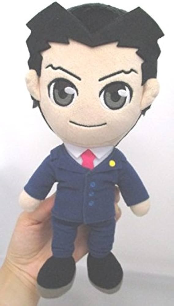 Amazon.co.jp: 逆転裁判 成歩堂龍一(S)ぬいぐるみ 座高19cm : おもちゃ