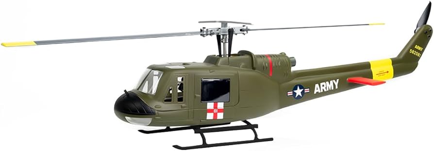Amazon.com: XMBRICDIYY RC Helicopter with GPS for Adults, UH1-V4