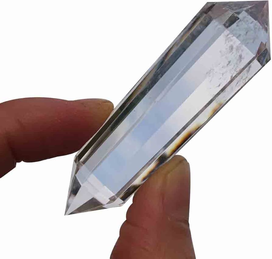 Amazon.co.jp: 12面 クリアクリスタルワンド ヴォーゲルクリスタル 12