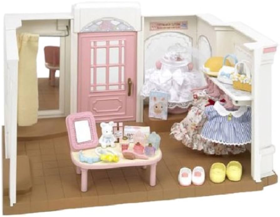 Amazon.co.jp: シルバニアファミリー お店 森の洋服屋さん ミ-62