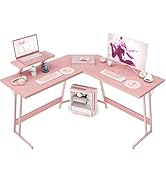 Amazon | Victone ゲーミングデスク L字型「メーカー2年保証」 幅130cm
