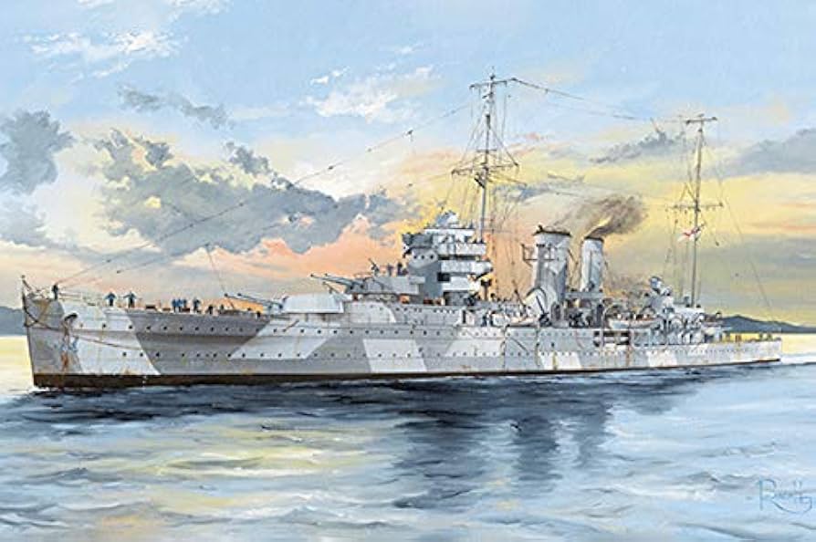 Amazon | トランペッター 1/350 イギリス海軍 重巡洋艦 HMS ヨーク