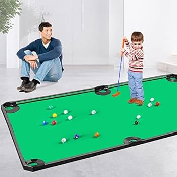 Amazon | GOODLYSPORTS ゴルフゲーム - ミニプールテーブルとゴルフの