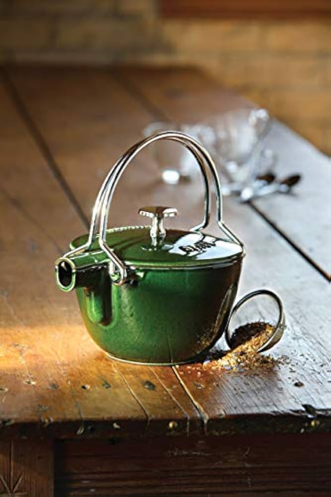 Amazon｜Staub ラウンドティーポット バジルグリーン 40509-423