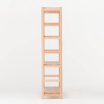 Amazon｜無印良品 パイン材ユニットシェルフ 中 幅86×奥行26×高さ120cm