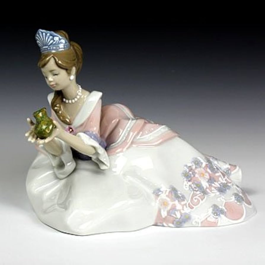 Amazon.co.jp: リヤドロ(Lladro) ファンタジー お姫様とカエル No.8718