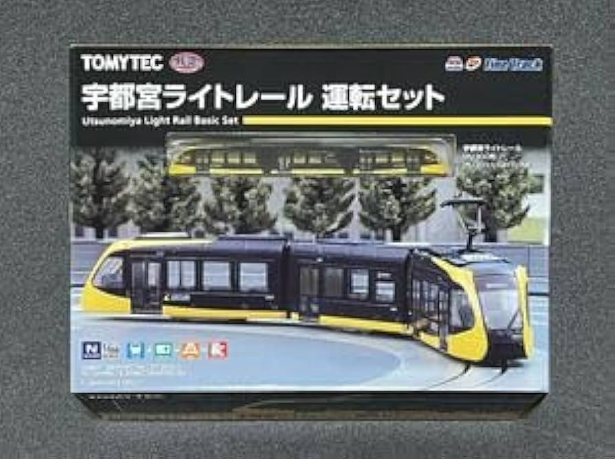 Amazon.co.jp: 鉄道コレクション 宇都宮ライトレール 運転セット HU300
