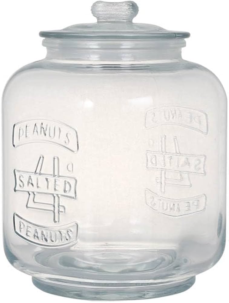 Amazon｜ダルトン(Dulton) ガラス クッキー ジャー 5L 見せる 保存
