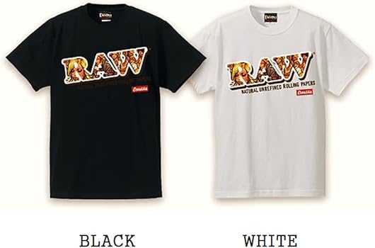 Amazon | CIN-SHOP RAW コラボロゴ Tシャツ WHITE ホワイト Rockin