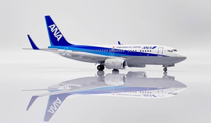 ANA Aviationtag B737-700 レアな薄青と白コンビ ANA Aviationtag B737