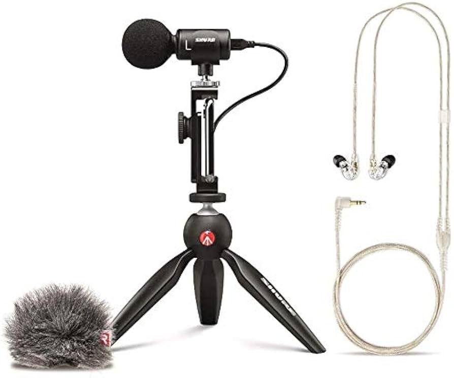 Amazon.co.jp: SHURE MV88+SE215-CL-A ポータブル動画撮影キット