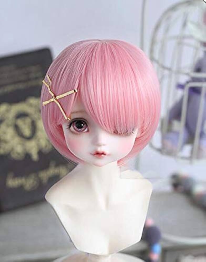Amazon | 1/6 1/4 1/3 ドールウィッグ 髪 ショートウィッグ ボブ