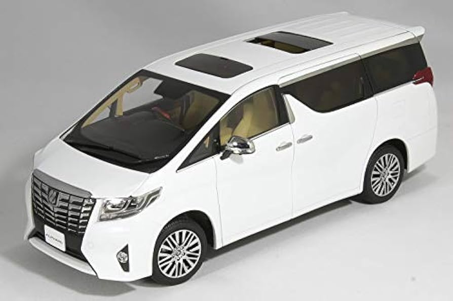 Amazon | Keng Fai 1/18 トヨタ アルファード ホワイト 開閉 Toyota