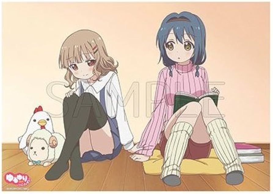 Amazon.co.jp: ゆるゆり さん☆ハイ! 向日葵&櫻子 クリアポスター