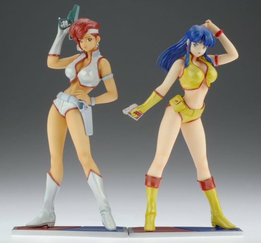 Amazon.co.jp: ダーティーペア ケイ&ユリ (1/10スケールPVC塗装済み