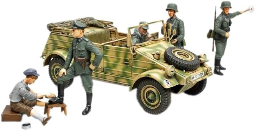 Amazon | タミヤ 1/35 キューベルワーゲン82型 野戦憲兵セット