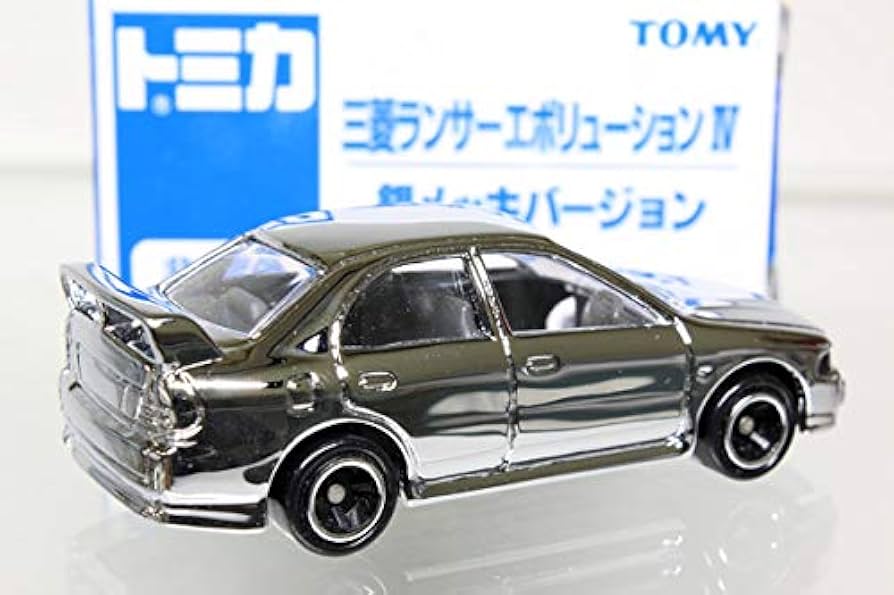 Amazon | トミカ 非売品 三菱 ランサーエボリューション Ⅳ 銀メッキ