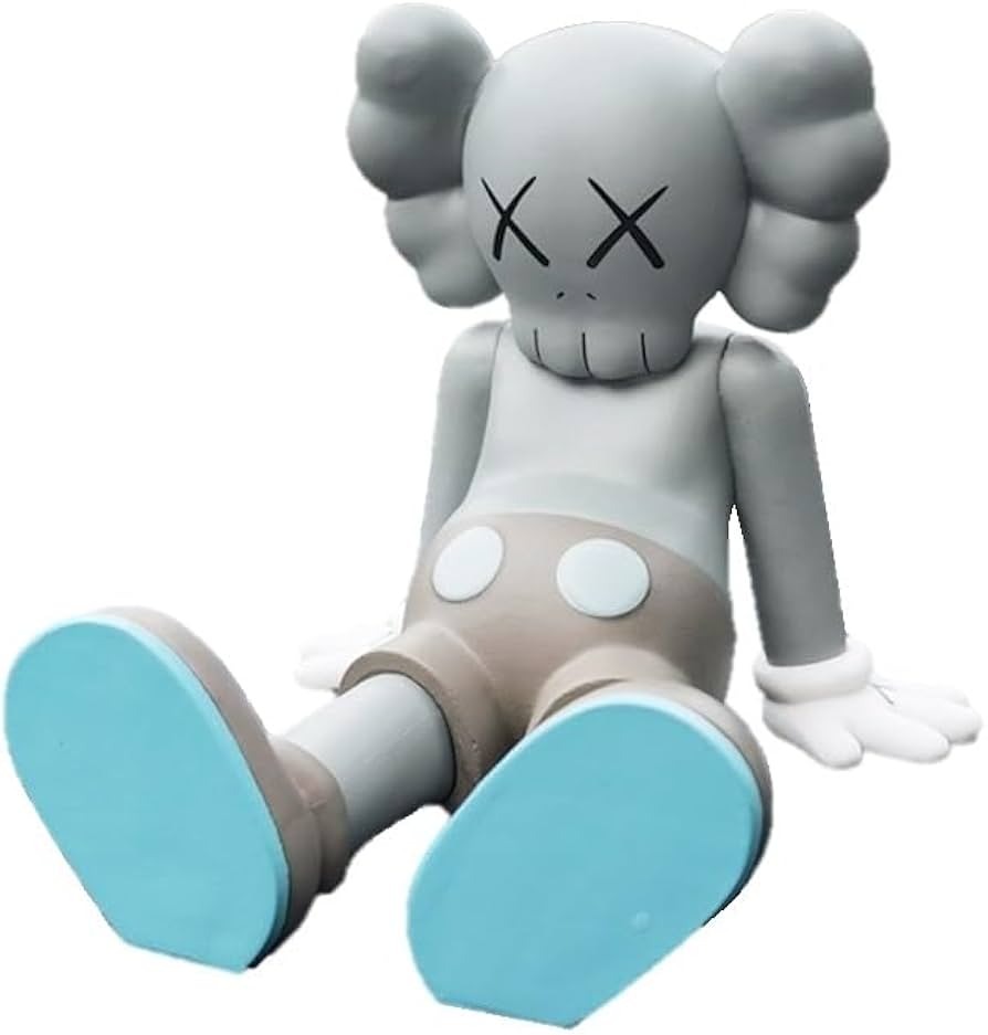 Amazon.co.jp: KAWS コンパニオン フィギュア 寛ぎ バージョン (グレー