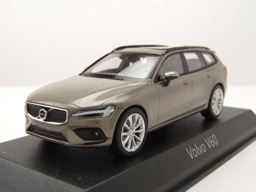 Amazon | ボルボ V60 2018 ぺブルグレー 1/43 ミニカー ノレブ Volvo