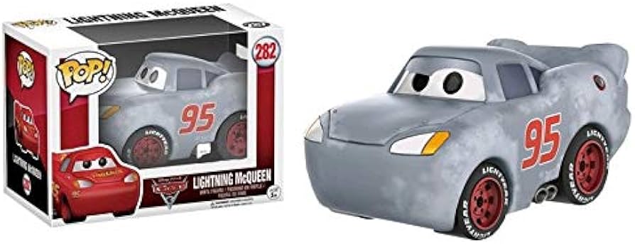 Amazon.com: Funko Pop Cars 3 Lightning McQueen Grey Primer, Meijer