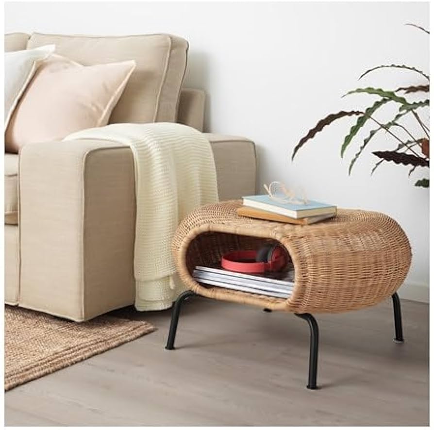 Amazon｜IKEA/イケア GAMLEHULT：フットスツール 収納付き 籐