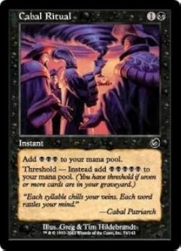 Amazon.co.jp: マジックザギャザリング MTG 黒 英語版 陰謀団の儀式