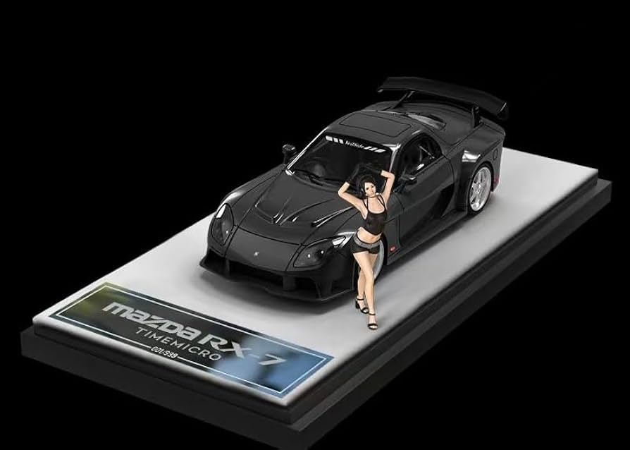 Amazon | 1/64 Timemicro マツダ RX7 ヴェイルサイド VeilSide 黒