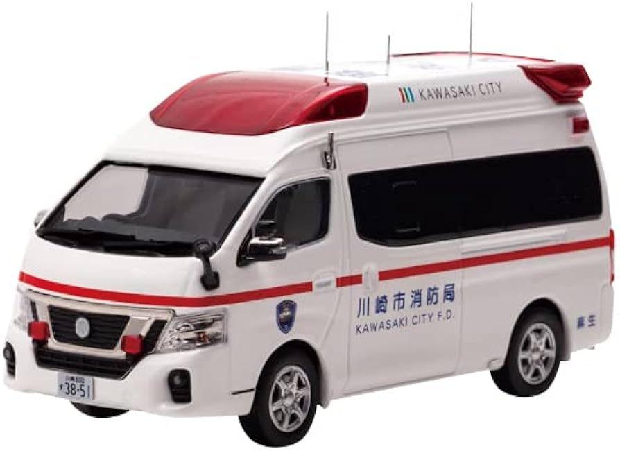Amazon | CARNEL 1/43 日産 パラメディック 2018 神奈川県川崎市消防局
