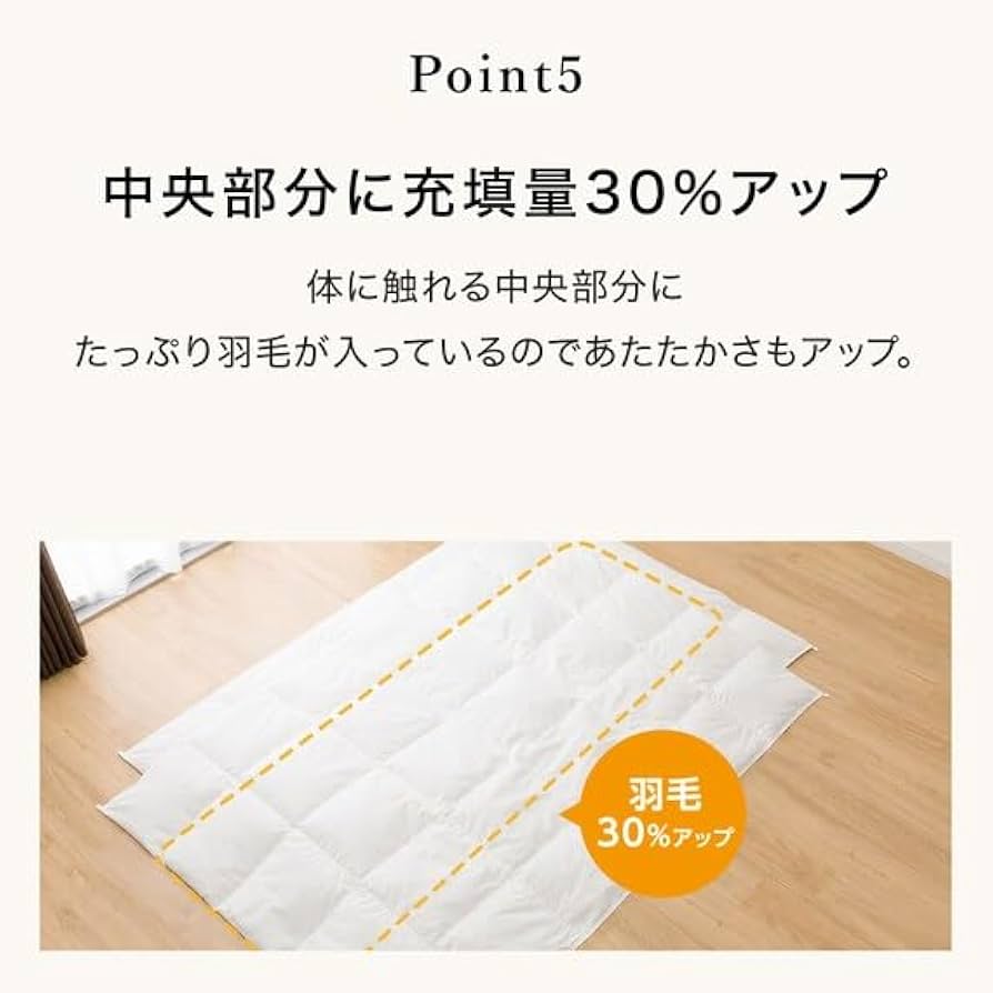 Amazon｜ニトリ 2枚合わせ羽毛掛け布団 NTR-2 K2324 シングルサイズ