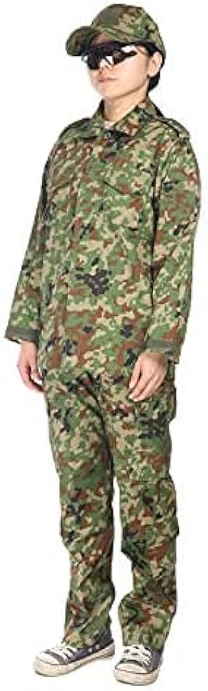 Amazon.co.jp: [Broptical] ベルト付 BDU 自衛隊 戦闘服 迷彩服 上下
