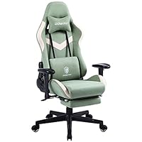 Amazon.co.jp: Dowinx ゲーミングチェア ファブリック オットマン付き