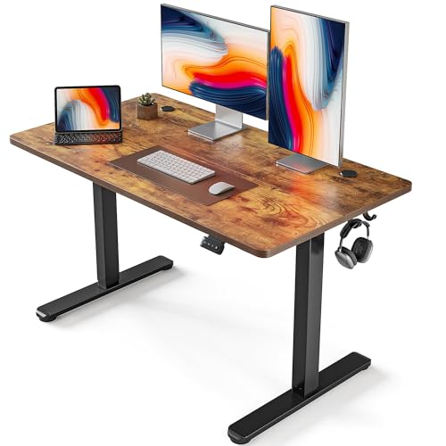 新品同様】昇降デスク 120×60組立済机テーブル