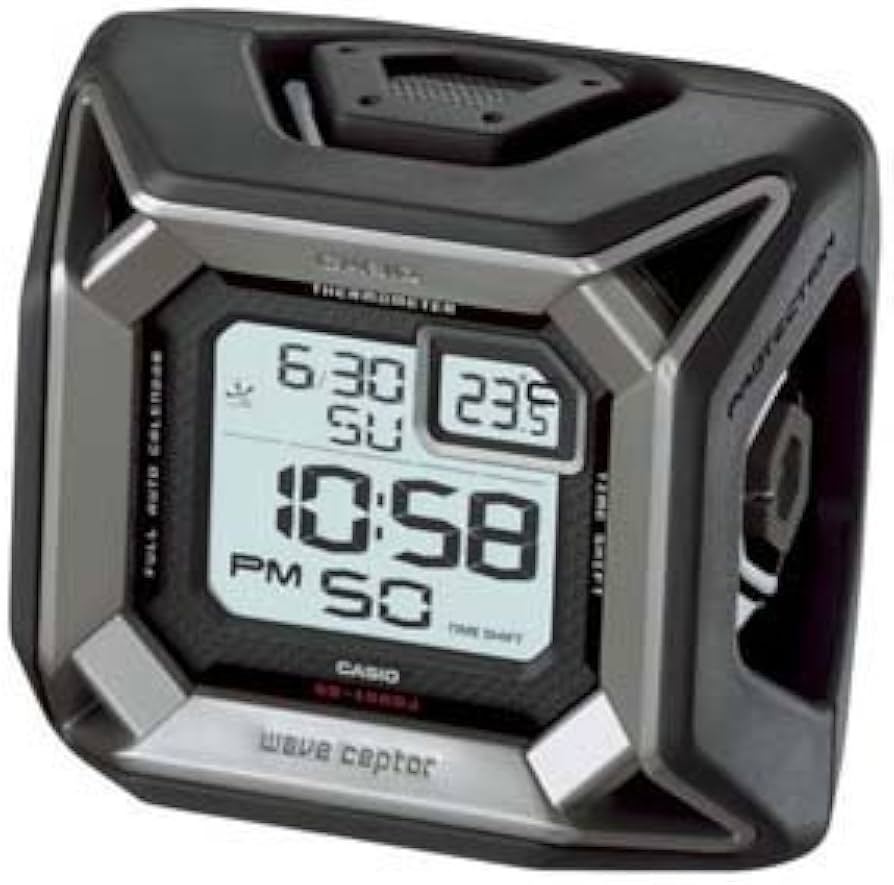 Amazon.co.jp: CASIO (カシオ) 目覚し時計 WAVE CEPTOR ウェーブ
