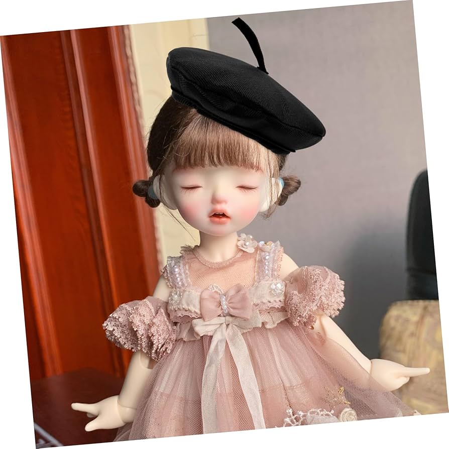 Amazon.co.jp: WESIEVYA ミニチュア用ベレー帽 ドールハウス飾り 工芸
