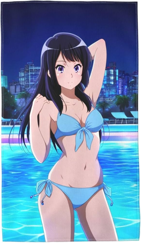 Amazon｜バスタオル 響け！ユーフォニアム 高坂麗奈 フェイスタオル