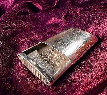 Amazon｜純銀製 スライド式 マッチケース 1925 バーミンガム