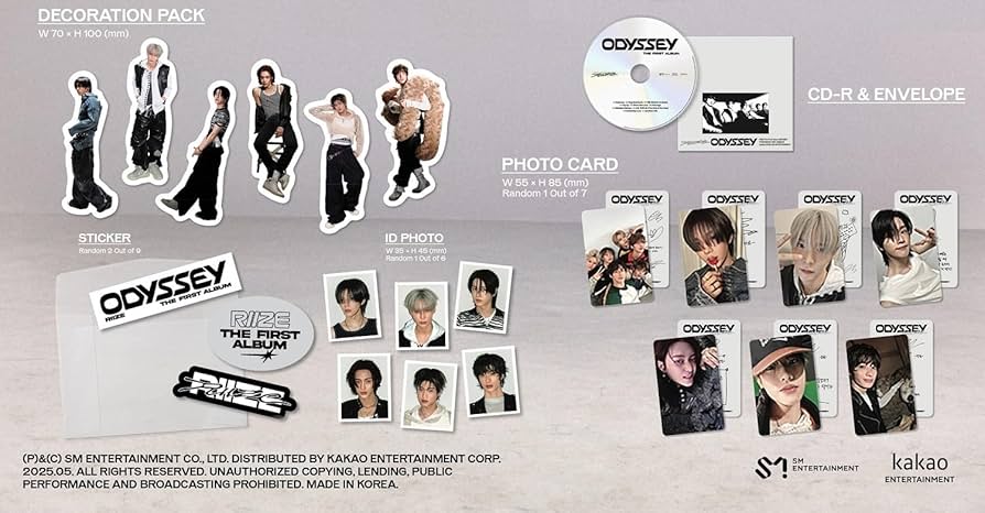 Amazon.com: RIIZE Odyssey [Photobook Ver.] 1st Album (SOHEE ver