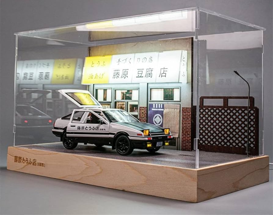 Amazon | 頭文字D AE 86 藤原とうふ店シーン モデル 組立済みダイ