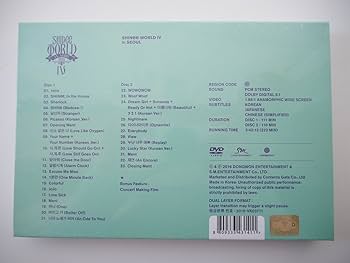 Amazon.co.jp | SHINee World IV (2DVDs + ポストカードブック) (韓国