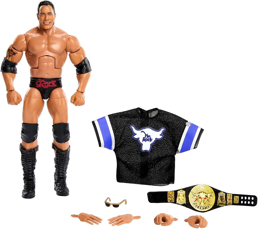 Amazon.co.jp: WWEロックエリートコレクションアクションフィギュア
