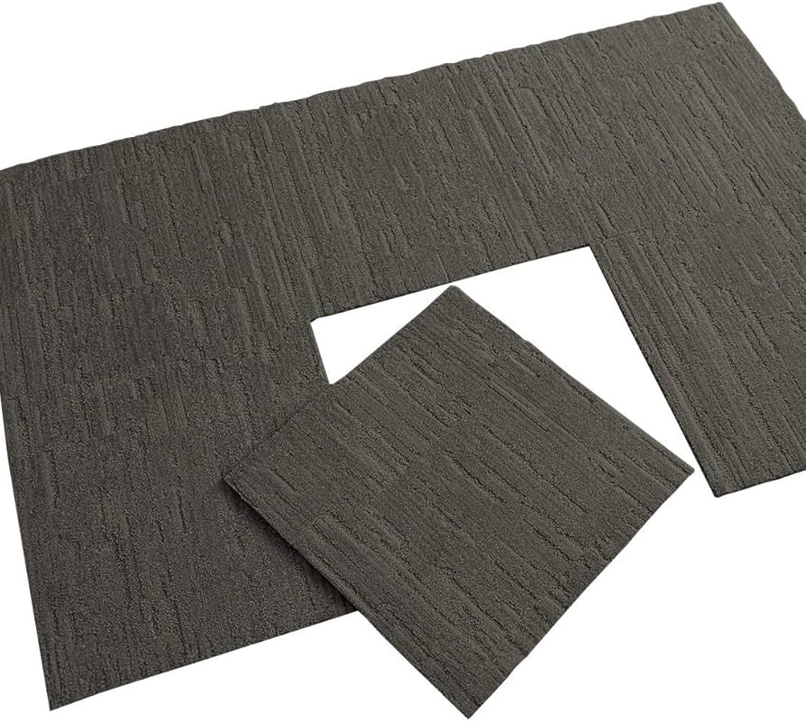 ◇ユニットラグ 6枚セット•未使用品◇川島織物 グレー 50cm マットDIY